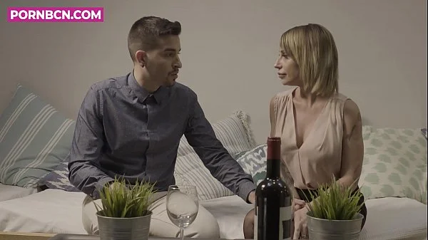 Mature rich blonde fucking hardcore anal with young boy with a big cock Gina Snake PORNBCN 4K Full on LINK
