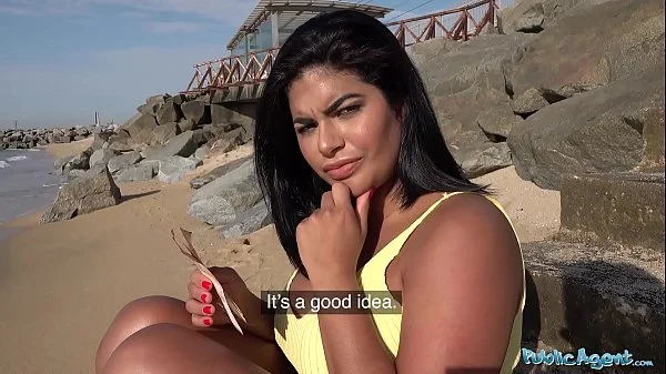 Public Agent A Blind date for Latina with huge natural boobs