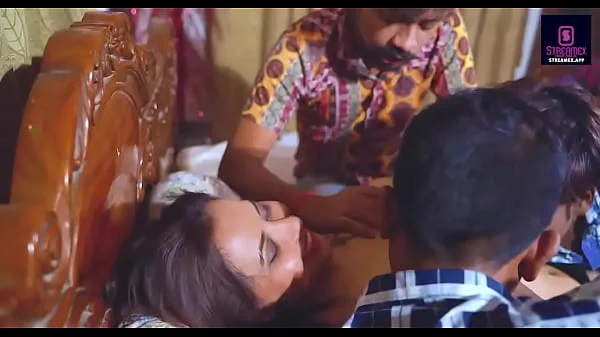 Indian Sexy Bhabi get gangbang from her friend while playing antaksari ,