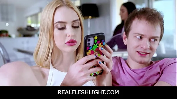 RealFleshLight - StepBrother Fucks His Phone Addicted StepSister Anytime He Wants - Chloe Cherry