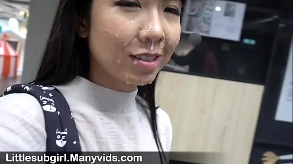 Cum Walk in Busy Store!