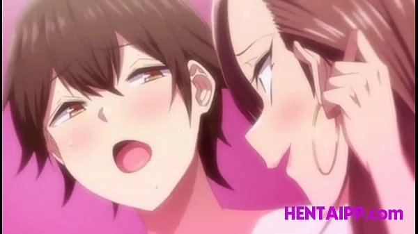 Two Horny Hentai Girls Share Same Cock In Threesome