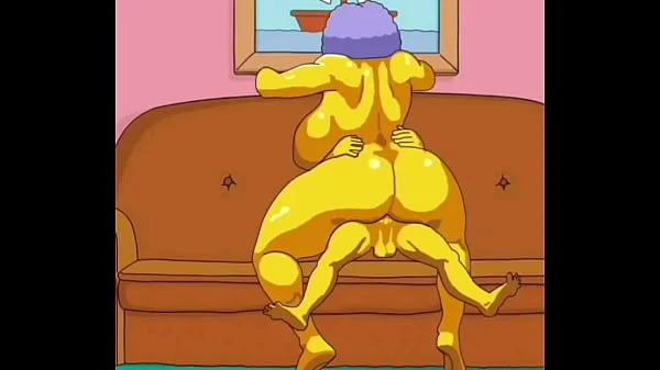 Selma Bouvier from The Simpsons gets her fat ass fucked by a massive cock