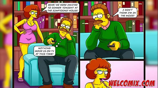 Returning the kindness! Swap wives! The Simptoons, Simpsons porn