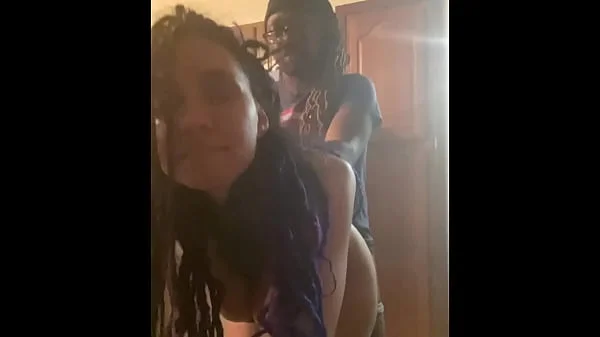 Beautiful latina dreadhead gets bent over kitchen counter and gets her brains fucked out