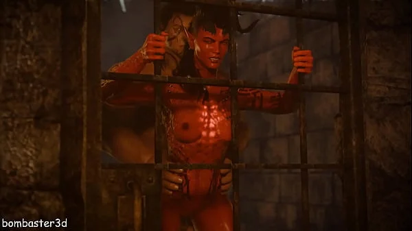 Karlach fucks with Halsin