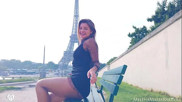 Melena Maria Rya Public Outdoor in Paris