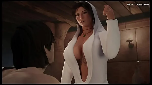 Massage with Happy Ending | Erotic massage ends in a happy ending - Lara Croft Adventures 06 - 3D Hentai Porn