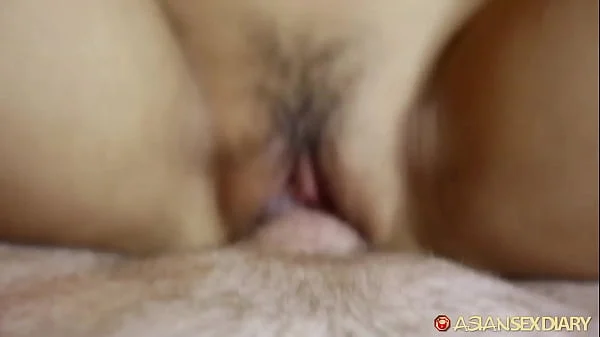 AsianSexDiary Hairy Pussy Pinay Gets Muff Stuffed With Foreign Cock