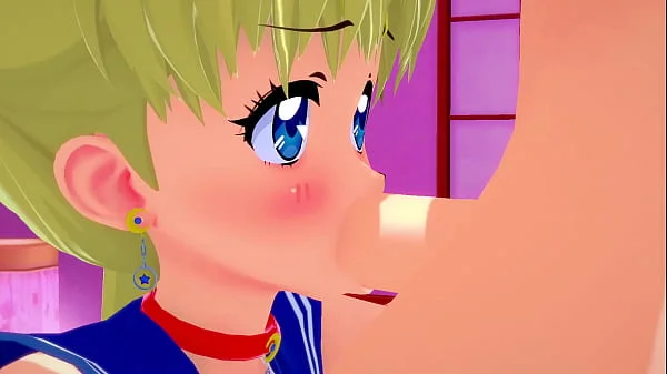 Horny Student Sailor Moon Passionately Sucks Dick l 3D SFM hentai uncensored