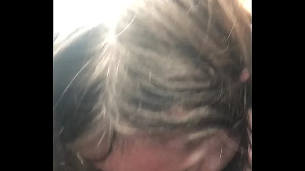 Lesbian bestfriend gets facefucked on car ride