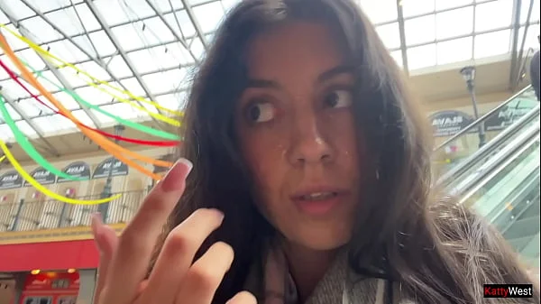 I missed you so much - Fuck me and cum on my face in this public shopping mall! - Cumwalk