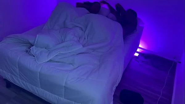 Behind the scenes. Stepmom shares bed and fucks stepson