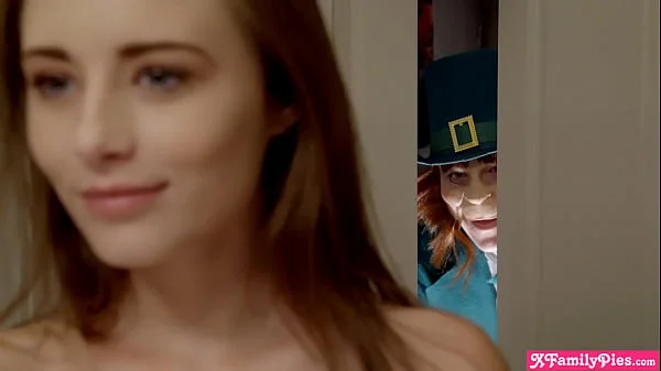 Leprechaun haunting petite teen stepsister until they fucked