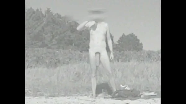 Huge flaccid cock - East German nude beach