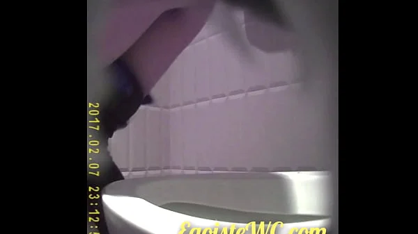 Girls pee in the toilet and show their wet vaginas. EgoisteWC (Pussy Collection 1)