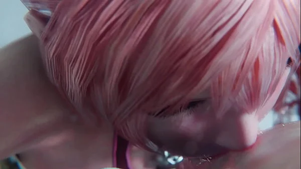 Serah Farron face fucked final fantasy 3d