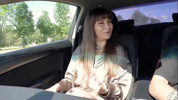 FAKE TAXI WITH A GIRL FROM EXCORT