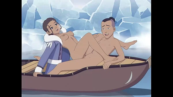 Katara and Sokka with cum inside