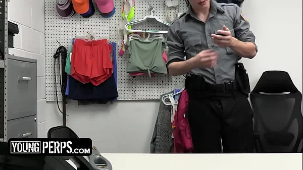 Young Perps - Security Orders Cute Thief To Bend Over The Desk And Get Ready For Deep Cavity Search