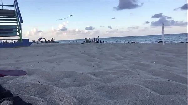 Jillian Goes To The Beach (In A Tiny Gold Bikini)