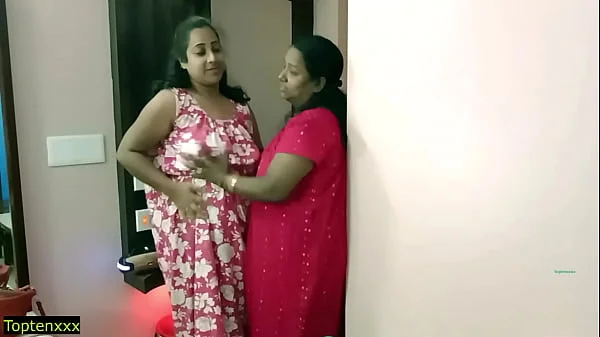 Desi bhabhi and her stepsister caught devar masturbate! Indian sex