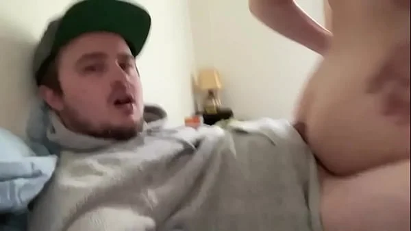 Assjob makes him cum in his own mouth!